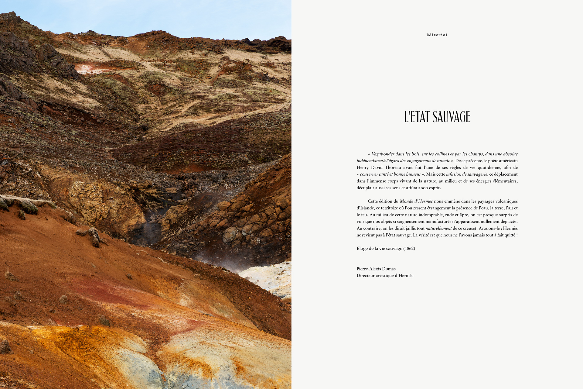 Le Monde d'Hermès, Hermès, Ambroise Tézenas, Benjamin Grillon, Iceland, Talent and Partner, Olivier Wicker, Caroline Géraud