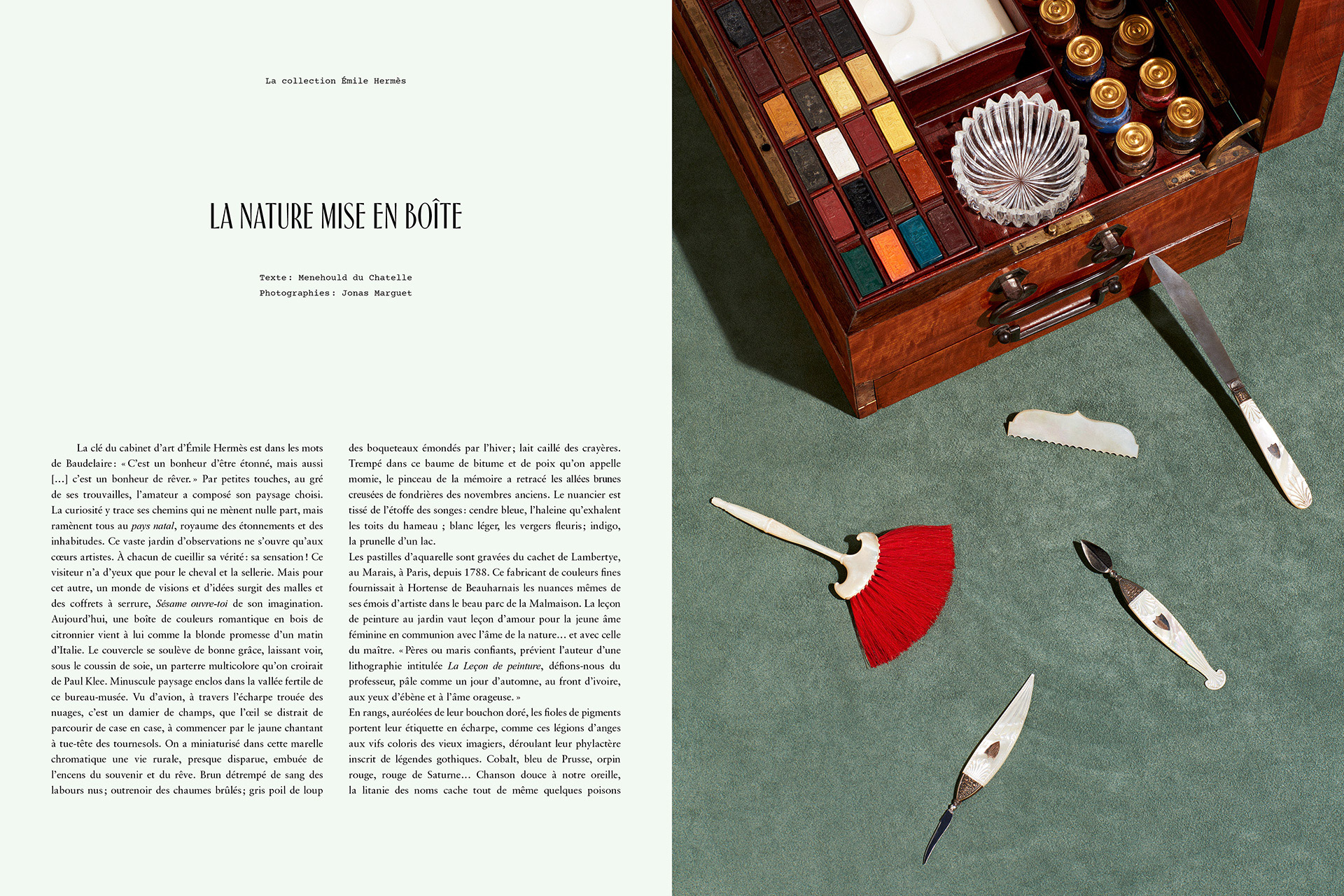 Le Monde d'Hermès, Hermès, Benjamin Grillon, Olivier Wicker, Caroline Géraud, Jonas Marguet, Monsieur l’Agent, Romulad Stivine