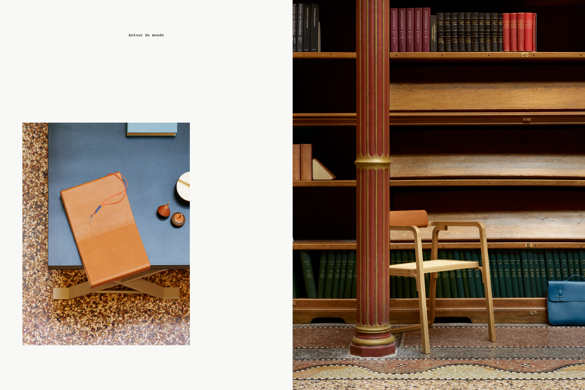 Hermès, MDH70, Le Monde d'Hermès, Benjamin Grillon, Art Direction, Rijks Museum Library, Amsterdam, Frederik Vercruysse, Quadriga, Bird, JN Production
