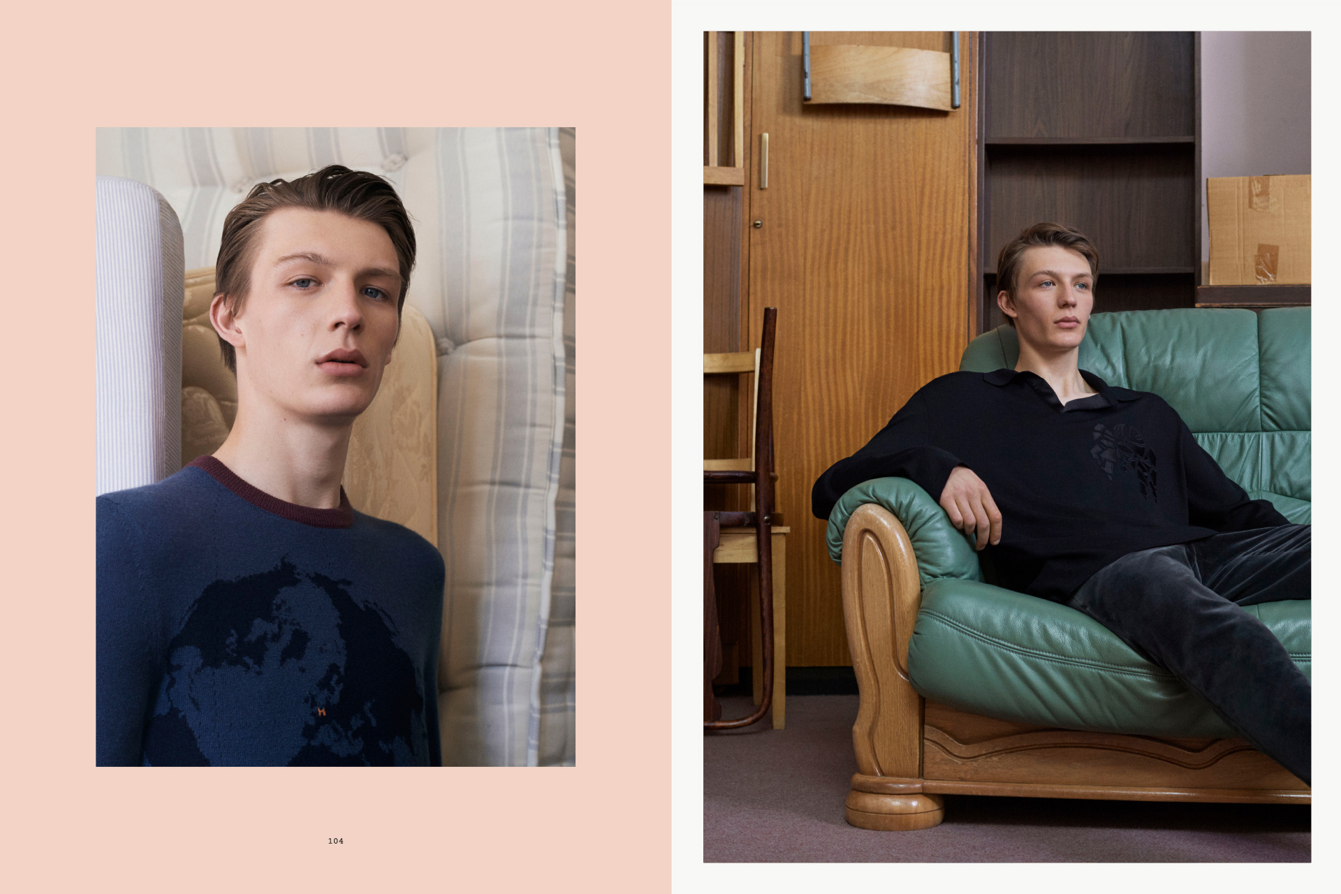 Hermès, MDH71, Le Monde d'Hermès, Benjamin Grillon, Art Direction, Véronique Nichanian, Autumn Winter 2017, Ilaria Orsini, East Photographic, Benoit Man Finnlay Davis, Benoit Martinengo, Elite Models, Matt Mulhall, Streeters, JN Productions