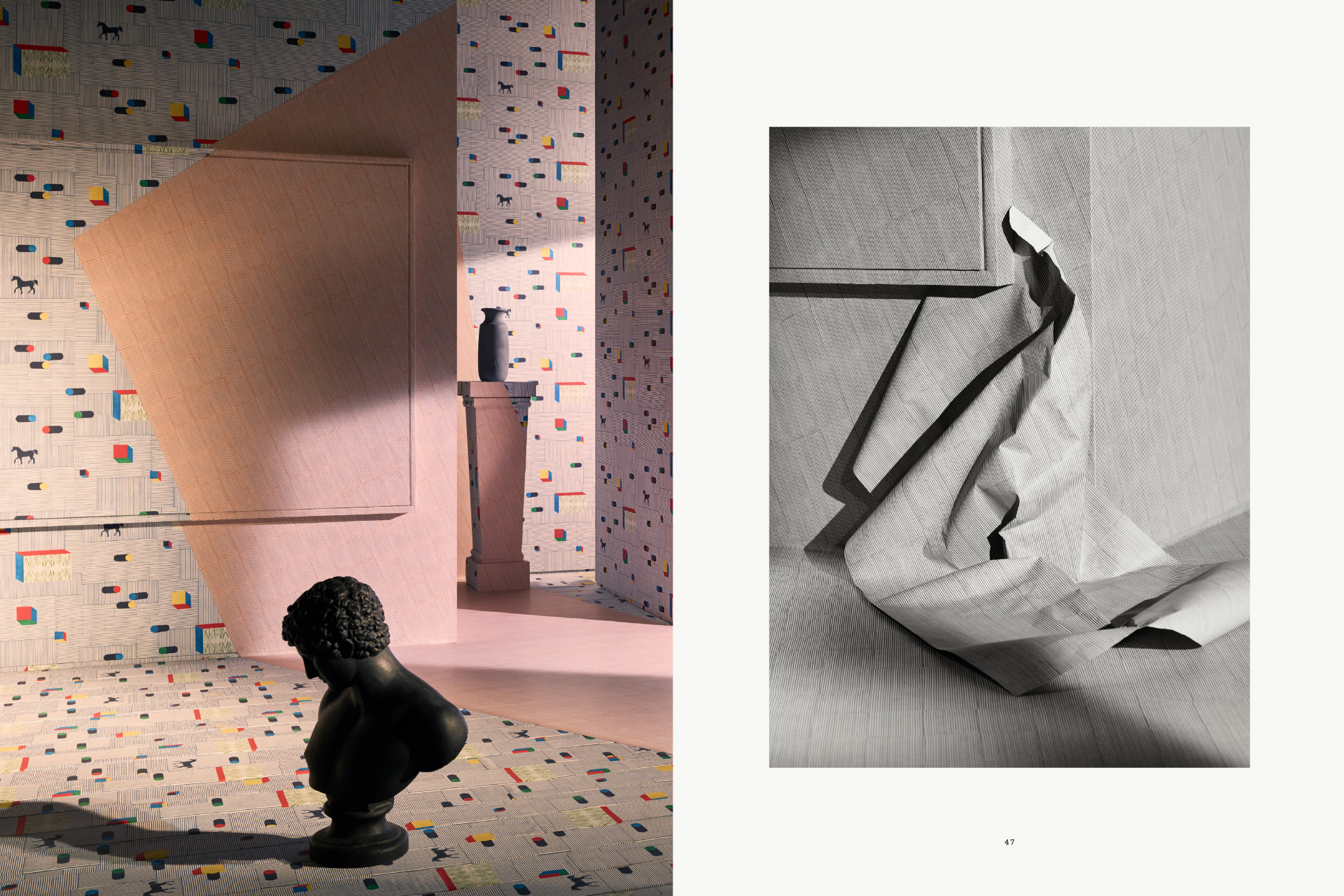 Hermès, Le Monde d'Hermès #72, Art Direction, Editorial, Brand Magazine, Creative Direction, Benjamin Grillon, Benedict Redgrove, Visual Artist, Kate Jackling, D&V, Claude Neron, Rose, Philippe Lacombe, Walter Schupfer Management, David de Quevedo, Artlist, Karel Martens, Steve Harries, Hana Al-Sayed, Webber, Paul Wetherell, MAP, Beat Bolliger, Art Partner, Michael Borremans, Hannelore Knuts, Leila Menchari, Ilaria Orsini, Benoit Martinengo, Mzyk & Moriceau, Fleur van Dodewaard, Elise Crombez, Rose van Boostraeten, Luc Defont-Saviard, Tim Schuhmacher, Bram Valbrat, Matt Mulhall, Kittens, Continental Production, JN Production, Finnlay Davis