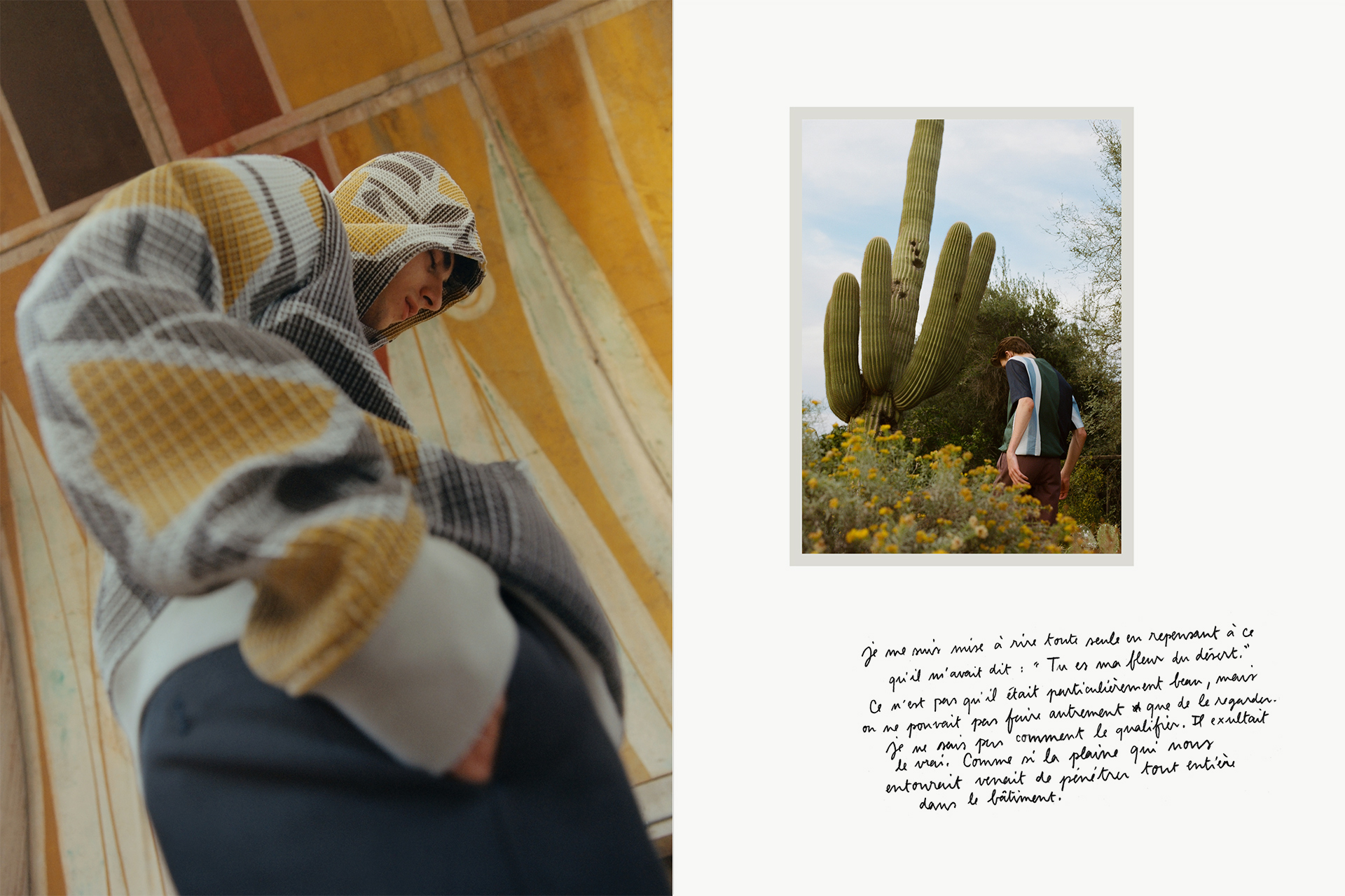Le Monde d'Hermes, SS19, Benjamin Grillon, Pierre-Alexis Dumas, Olivier Wicker, Marion Berrin, Samuel Bradley, Lara Giliberto, Théo de Gueltz, Marius W Hansen, Nico Krijno, Sam Rock, Marcus Schaefer, David Ha, Armelle de Sainte Marie, Thomas Bird, Beat Bolliger, Lyson Marchessault, Vanessa Reid, Anne Sbiera, Lisa Jahovic, Kitten Production, JN Production, Jessica Pichet