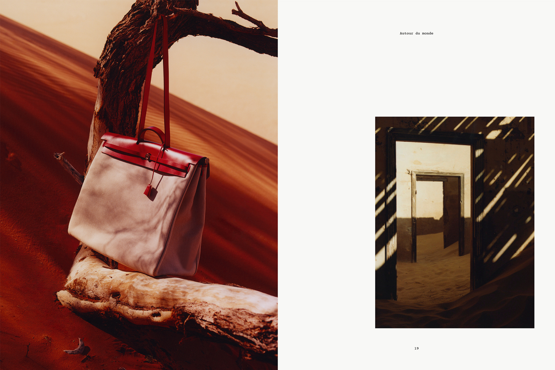 Le Monde d'Hermes, SS19, Benjamin Grillon, Pierre-Alexis Dumas, Olivier Wicker, Marion Berrin, Samuel Bradley, Lara Giliberto, Théo de Gueltz, Marius W Hansen, Nico Krijno, Sam Rock, Marcus Schaefer, David Ha, Armelle de Sainte Marie, Thomas Bird, Beat Bolliger, Lyson Marchessault, Vanessa Reid, Anne Sbiera, Lisa Jahovic, Kitten Production, JN Production, Jessica Pichet