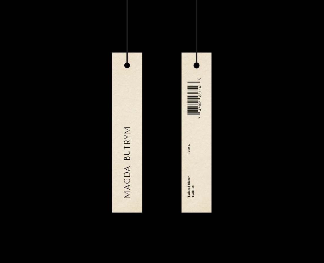 Magda Butrym, Warsaw, Polish Fashion Designer, Benjamin Grillon, Art Direction, Creative Direction, Brand Identity, Typography, Logotype, Packaging, Fashion, Bespoke Typeface