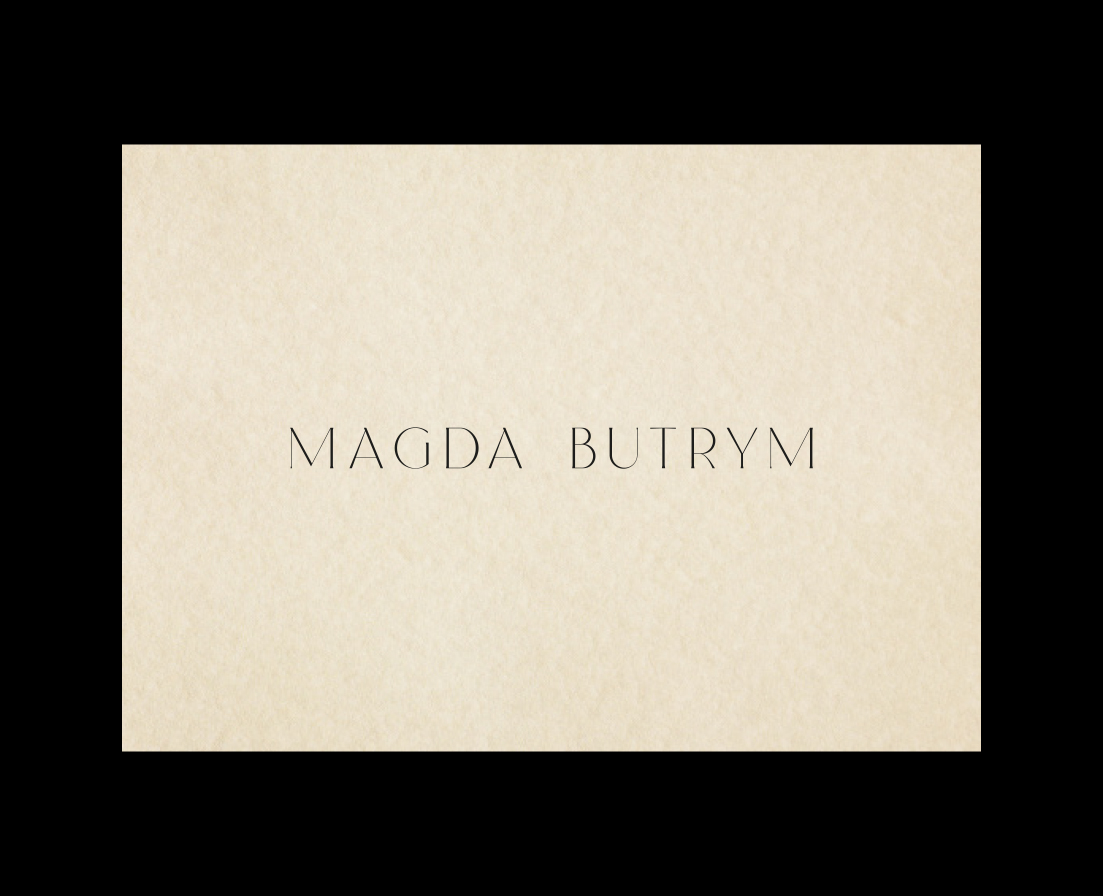 Magda Butrym, Warsaw, Polish Fashion Designer, Benjamin Grillon, Art Direction, Creative Direction, Brand Identity, Typography, Logotype, Packaging, Fashion, Bespoke Typeface